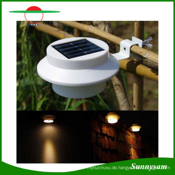 Outdoor Solar Power LED Licht für Gartenzaun Dach Gutter Yard Dekoration Lampen Beleuchtung